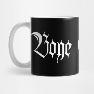 Bone Orchard Text Mug